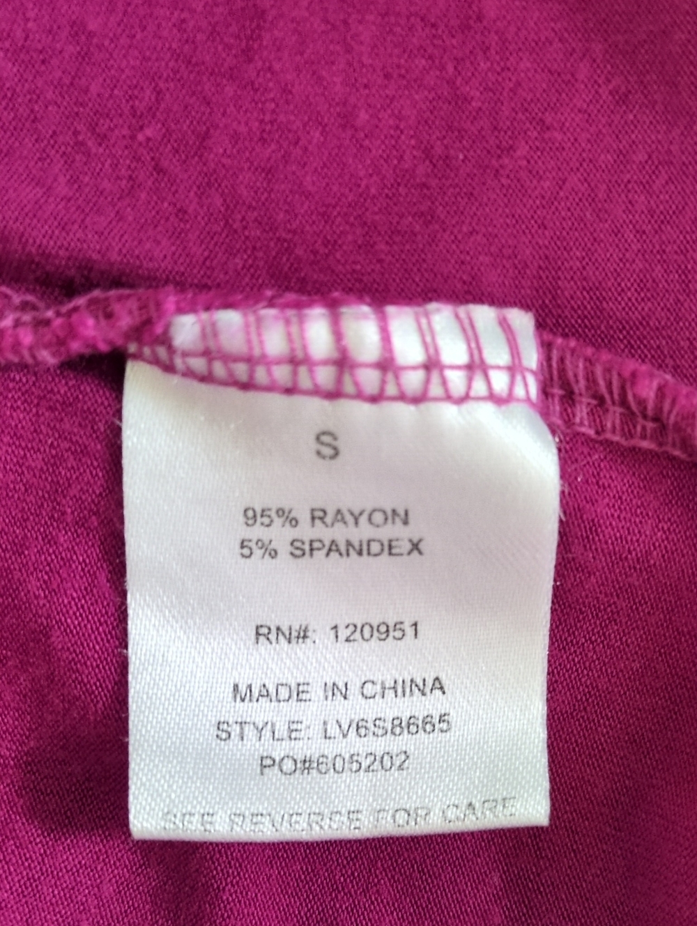 Olive & Oak Tie-Dye Scoop Neck Tank Top Blouse. Sz S Magenta/White - Picture 7 of 9